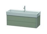 Duravit XSquare Waschtisch-Unterschrank XS419709292 118,4x39,7x46cm, 2 Schubkästen, Steingrau seidenmatt
