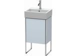 Duravit XSquare Waschtisch-Unterschrank XS4470R9797 43,4x49,1x34cm, Tür rechts, Lichtblau seidenmatt