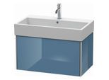 Duravit XSquare Waschtisch-Unterschrank XS409504747 78,4x39,7x46cm, 1 Auszug, Stone Blue hochglanz