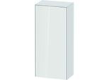 Duravit White Tulip Halbhochschrank WT1322R8585 40 x 24 cm, Weiß Hochglanz, 1 Türe rechts, 2 Glasfachböden
