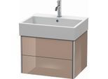 Duravit XSquare Waschtisch-Unterschrank XS419308686 58,4x39,7x46cm, 2 Schubkästen, cappuccino hochglanz