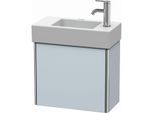 Duravit XSquare Waschtisch-Unterschrank XS4091L9797 48,4x39,7x24cm, Tür links, Lichtblau seidenmatt