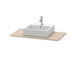 Duravit XSquare Konsole XS060E07575 100x55cm, mit 1 Ausschnitt, Leinen