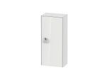 Duravit White Tulip Halbhochschrank WT1323R8585 40 x 24 cm, Weiß Hochglanz, 1 Türe rechts mit Griff, 2 Glasfachböden