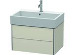 Duravit XSquare Waschtisch-Unterschrank XS419409191 68,4x39,7x46cm, 2 Schubkästen, Taupe