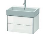 Duravit XSquare Waschtisch-Unterschrank XS419402222 68,4x39,7x46cm, 2 Schubkästen, weiß hochglanz