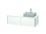 Duravit XSquare Waschtisch-Unterschrank XS4903R1818 140x40x54,8cm, 2 Auszüge, rechts, weiß matt