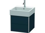 Duravit XSquare Waschtisch-Unterschrank XS419209898 48,4x39,7x46cm, 2 Schubkästen, Nachtblau seidenmatt