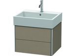 Duravit XSquare Waschtisch-Unterschrank XS419307575 58,4x39,7x46cm, 2 Schubkästen, Leinen