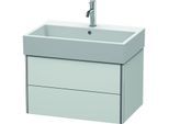 Duravit XSquare Waschtisch-Unterschrank XS419403636 68,4x39,7x46cm, 2 Schubkästen, weiß seidenmatt