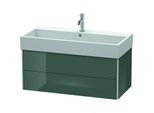 Duravit XSquare Waschtisch-Unterschrank XS419603838 98,4x39,7x46cm, 2 Schubkästen, Dolomiti Grey hochglanz
