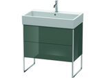 Duravit XSquare Waschtisch-Unterschrank XS447503838 78,4x49,1x46cm, 2 Auszüge, Dolomiti Grey hochglanz