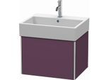 Duravit XSquare Waschtisch-Unterschrank XS409309494 58,4x39,7x46cm, 1 Auszug, Aubergine seidenmatt