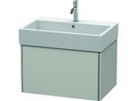 Duravit XSquare Waschtisch-Unterschrank XS409400707 68,4x39,7x46cm, 1 Auszug, Betongrau matt