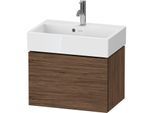 Duravit L-Cube Waschtisch-Unterschrank LC611902121 58,4x39,1x39,4cm, 1 Auszug, wandhängend, nussbaum dunkel