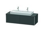 Duravit XSquare Waschtisch-Unterschrank XS4905M4949 140x40x54,8cm, 2 Auszüge, Graphit matt