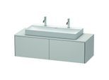 Duravit XSquare Waschtisch-Unterschrank XS4905M3939 140x40x54,8cm, 2 Auszüge, Nordic weiß seidenmatt