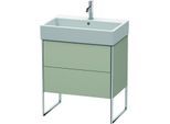 Duravit XSquare Waschtisch-Unterschrank XS447406060 68,4x49,1x46cm, 2 Auszüge, Taupe seidenmatt
