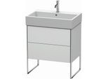 Duravit XSquare Waschtisch-Unterschrank XS447403636 68,4x49,1x46cm, 2 Auszüge, weiß seidenmatt