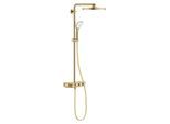 Grohe Duschsystem 26507GL0 cool sunrise, mit AP-Thermostat, Duscharm 45cm schwenkbar