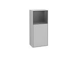Villeroy und Boch Finion Seitenschrank F500GKGJ 41,8x93,6x27cm, links, Regal oben Anthracite matt, Light grey matt