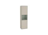 Villeroy und Boch Finion Hochschrank G460GMHH 41,8x151,6cm, links, Emotion, Regal Olive Matt Lacquer, Sand Matt Lacquer