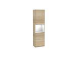 Villeroy und Boch Finion Hochschrank F470GFPC 41,8x151,6x27cm, rechts, Regal Glossy White Lacquer, Oak Veneer