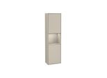 Villeroy und Boch Finion Hochschrank F470HHHH 41,8x151,6x27cm, rechts, Regal Sand Matt Lacquer, Sand Matt Lacquer