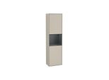 Villeroy und Boch Finion Hochschrank F470HGHH 41,8x151,6x27cm, rechts, Regal Midnight Blue Matt Lacquer, Sand Matt Lacquer