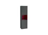 Villeroy und Boch Finion Hochschrank F470HBHG 41,8x151,6x27cm, rechts, Regal Peony Matt Lacquer, Midnight Blue Matt Lacquer