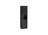 Villeroy und Boch Finion Hochschrank F470PDPD 41,8x151,6x27cm, rechts, Regal Black matt lacquer, Black matt lacquer