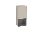 Villeroy und Boch Finion Seitenschrank G540GKHH 41,8cm, links, Emotion, Regal unten Anthracite Matt, Sand Matt Lacquer