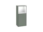 Villeroy und Boch Finion Seitenschrank G520GFGM 41,8cm, links, Ladestation, Emotion, Regal Glossy White Lacquer, Olive Matt Lacquer