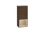 Villeroy und Boch Finion Seitenschrank F540PCGN 41,8x93,6x27cm, links, Regal unten Oak Veneer, Walnut veneer