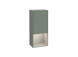 Villeroy und Boch Finion Seitenschrank F540HHGM 41,8x93,6x27cm, links, Regal unten Sand Matt, Olive Matt Lacquer