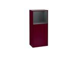 Villeroy und Boch Finion Seitenschrank G520HGHB 41,8cm, links, Ladestation, Emotion, Regal Midnight Blue Matt Lacquer, Peony Matt