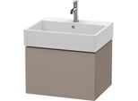 Duravit L-Cube Waschtisch-Unterschrank LC617504343 58,4x 45,9 cm, basalt matt, 1 Auszug, wandhängend