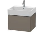 Duravit L-Cube Waschtisch-Unterschrank LC617509090 58,4x 45,9 cm, flannel grey seidenmatt, 1 Auszug, wandhängend