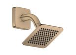 AXOR Citterio C Duschkopf 120/120 28810140 1 Strahlart wassersparend mit Brausearm, 120x120mm, brushed bronze