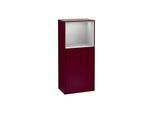 Villeroy und Boch Finion Seitenschrank G530GJHB 41,8cm, rechts, Ladestation, Emotion, Regal Grey Matt Lacquer, Peony Matt