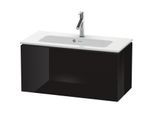 Duravit L-Cube Waschtisch-Unterschrank LC615704040 82 x 39,1 cm, schwarz hochglanz, 1 Auszug, wandhängend