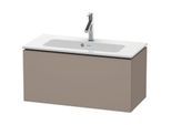 Duravit L-Cube Waschtisch-Unterschrank LC615704343 82 x 39,1 cm, basalt matt, 1 Auszug, wandhängend