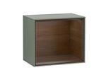 Villeroy und Boch Finion Regalmodul G590GNGM 41,8x35,6cm, Ladestation, Emotion, Regal Walnut Veneer, Olive Matt Lacquer