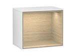 Villeroy und Boch Finion Regalmodul G580PCGF 41,8x35,6x27cm, Emotion, Regal Oak Veneer, Glossy white lacquer