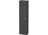 Duravit Brioso Hochschrank Individual 133-201cm BR1342L1049, Graphit Matt, Tür links, Griff Chrom
