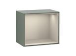Villeroy und Boch Finion Regalmodul F580HHGM 41,8x35,6x27cm, Regal Sand Matt, Olive Matt Lacquer