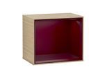 Villeroy und Boch Finion Regalmodul F580HBPC 41,8x35,6x27cm, Regal Peony Matt, Oak Veneer
