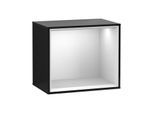 Villeroy und Boch Finion Regalmodul F590MTPH 41,8x35,6x27cm, Ladestation, Regal White Matt, Glossy Black Lacquer