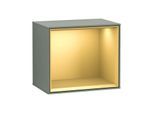 Villeroy und Boch Finion Regalmodul G590HFGM 41,8x35,6cm, Ladestation, Emotion, Regal Gold Matt, Olive Matt Lacquer