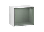 Villeroy und Boch Finion Regalmodul F580GMGF 41,8x35,6x27cm, Regal Olive Matt, Glossy white lacquer